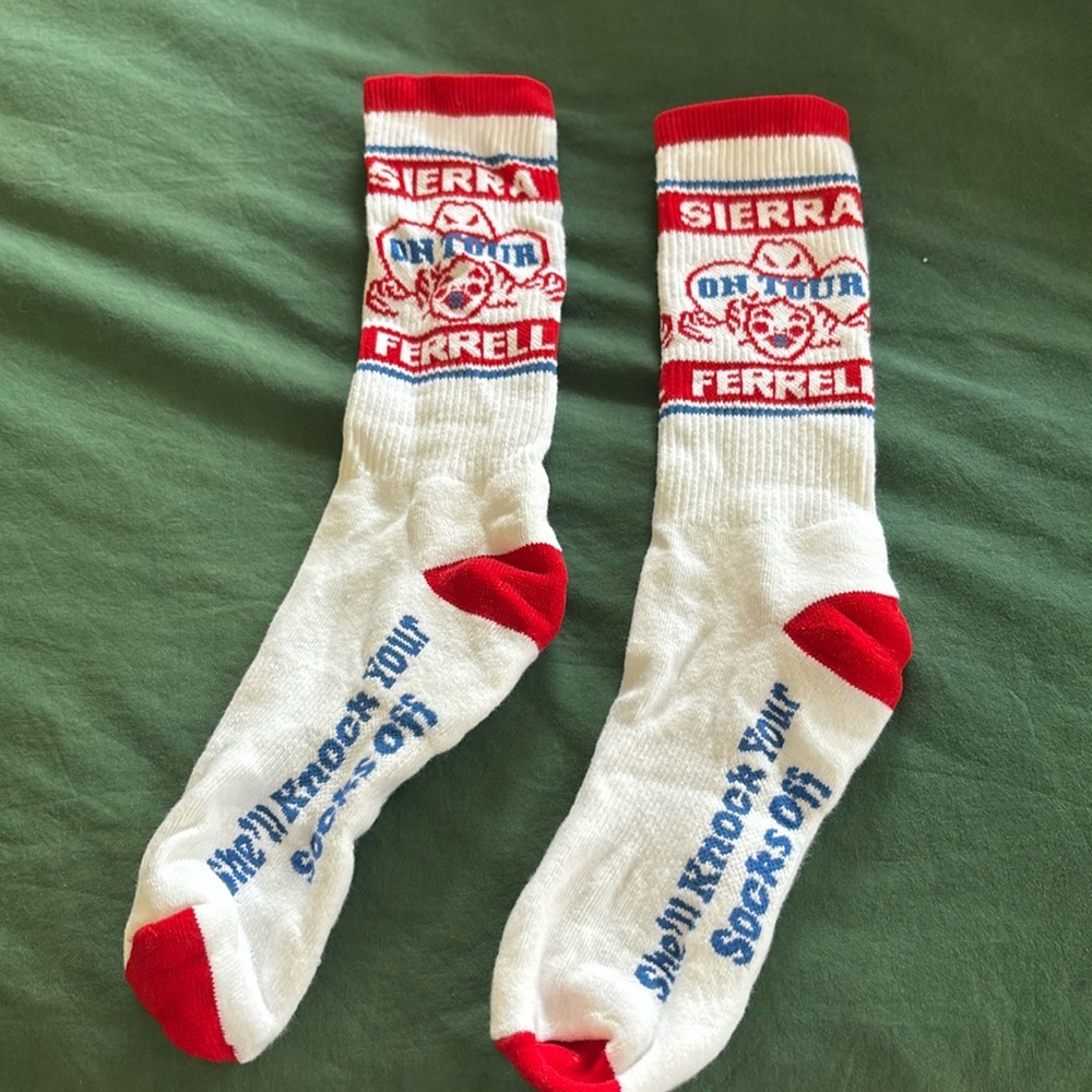 Sierra Ferrell tour socks, never worn!